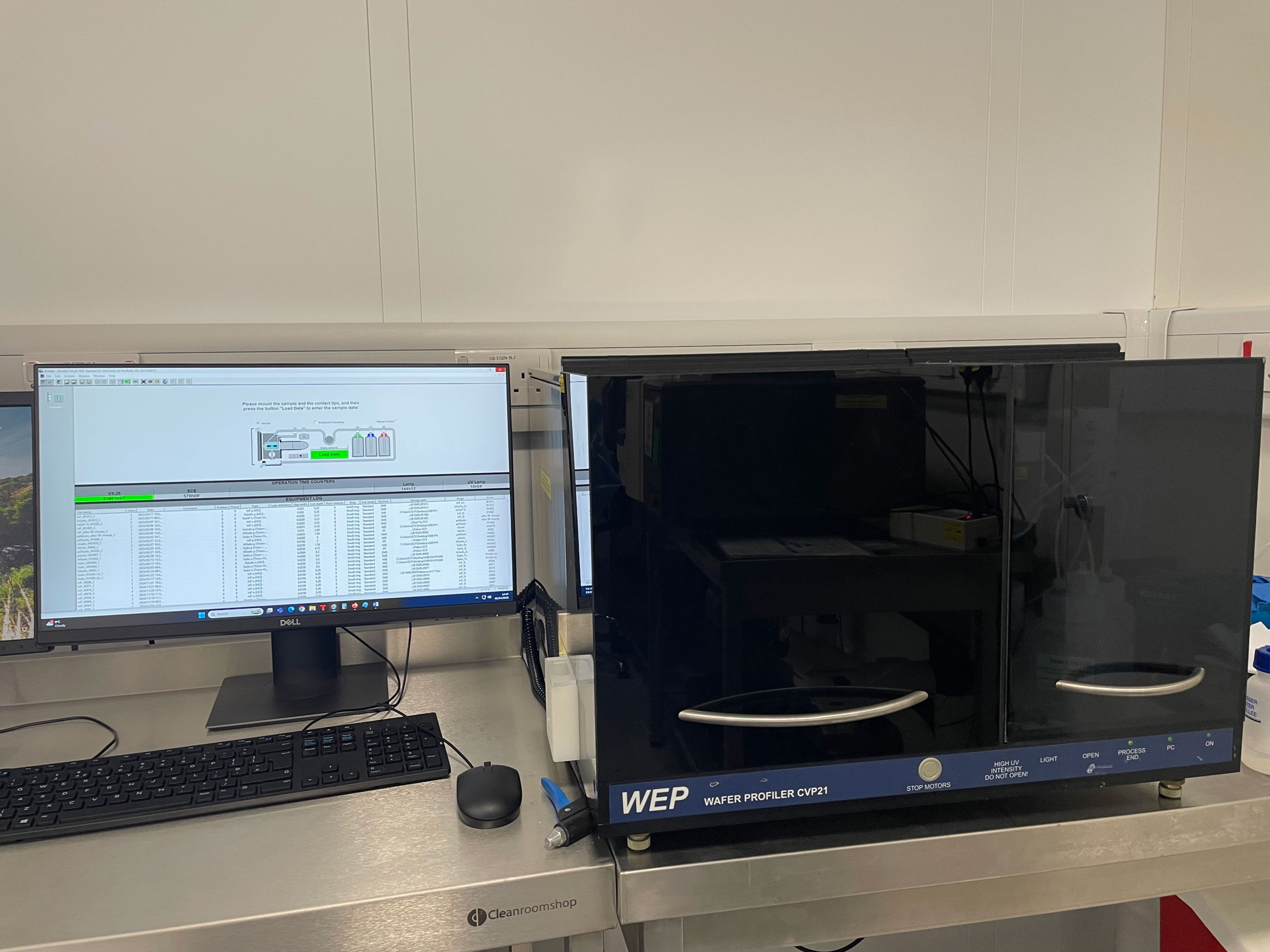 Characterization Sheffield WEP-ECV-1